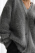 'Daria' Fuzzy Knit Button Down Cardigan - Celes Fashion